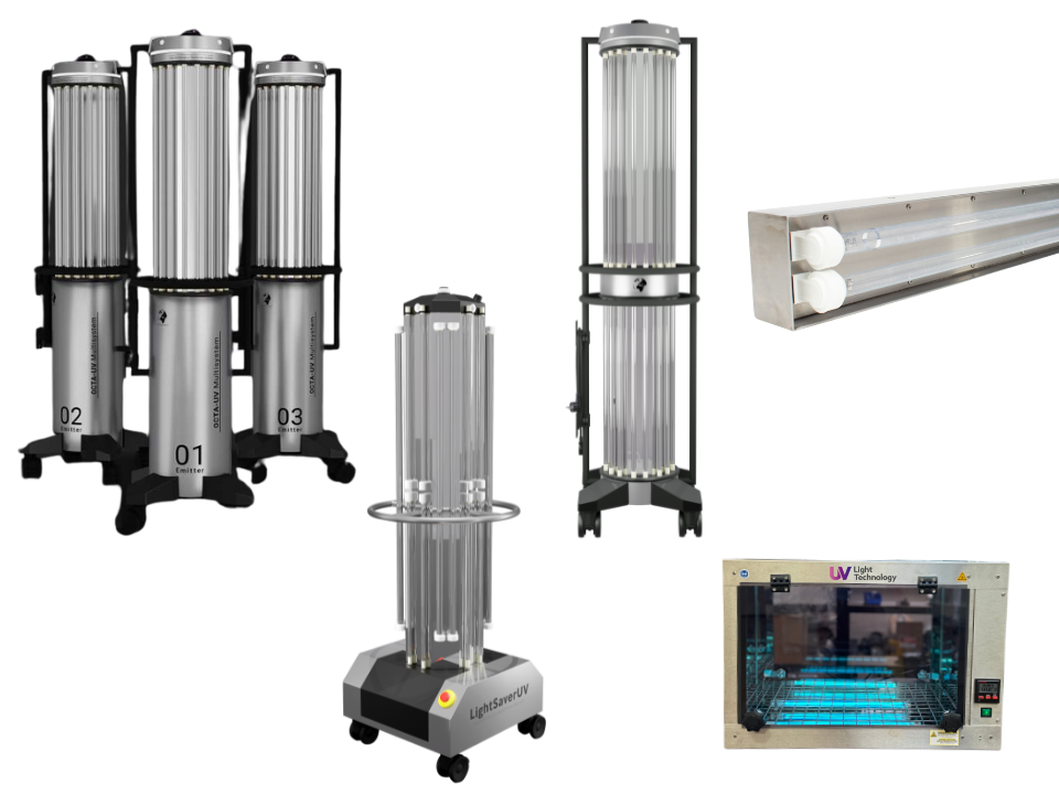 UVC Disinfection air and surface items,